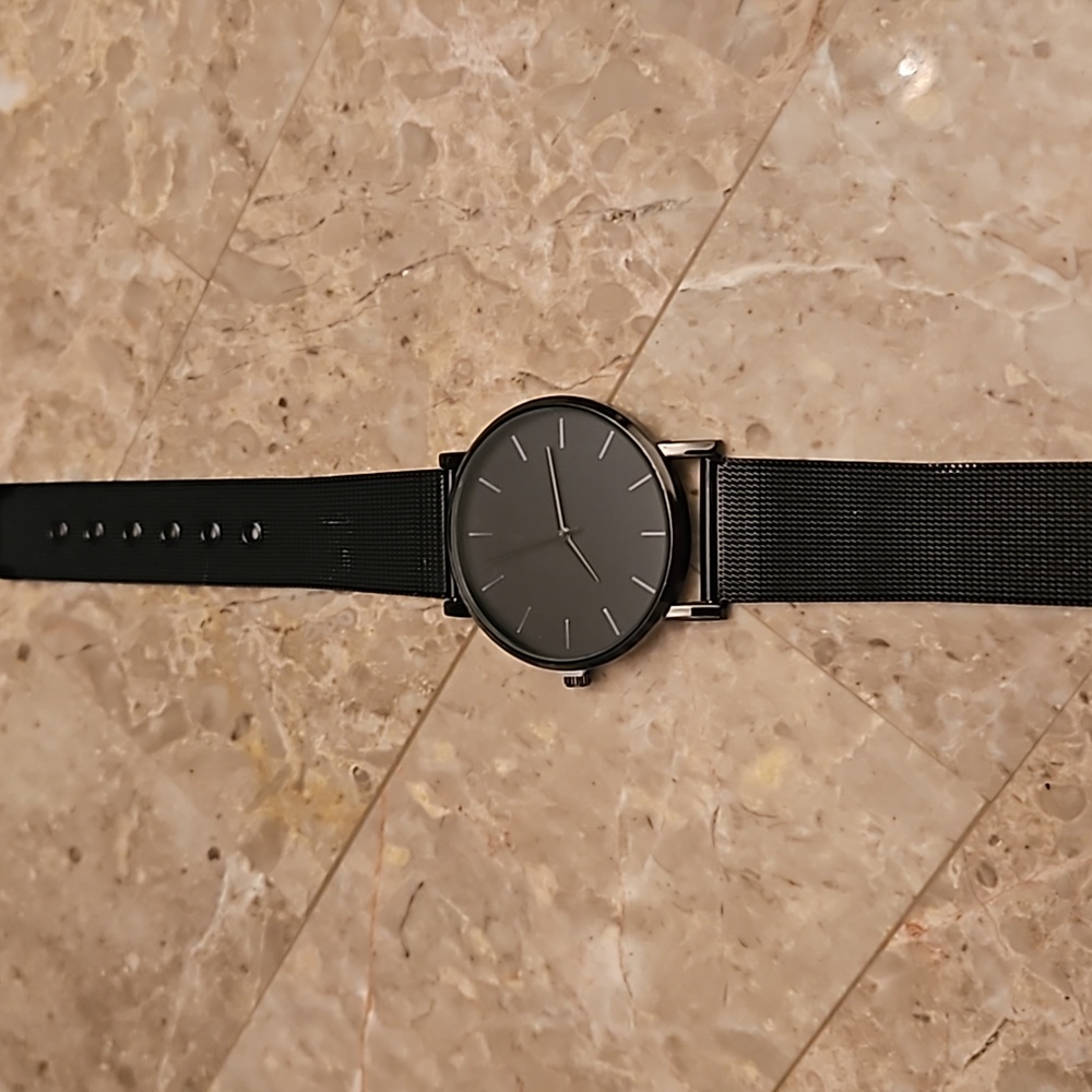 Mens black watch